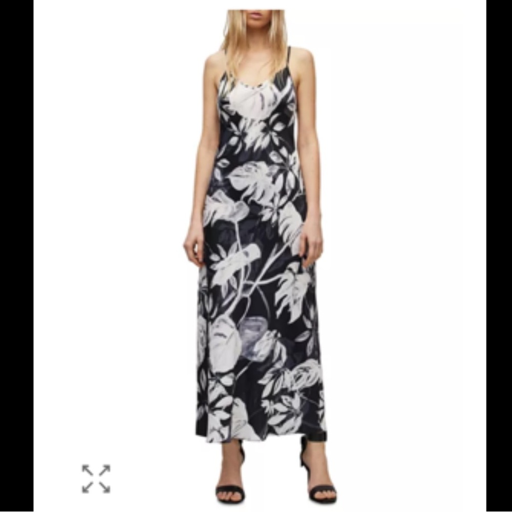 All Saints Bryony Jackie Floral Maxi Dress